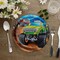 8 Count Monster Truck Party Paper Dessert Plates 7 Inch Disposable Tableware for Kids Birthday Celebration